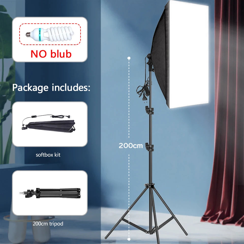Softbox LED Professionnelle – Éclairage Optimal pour Photos Vinted & Achat-Revente