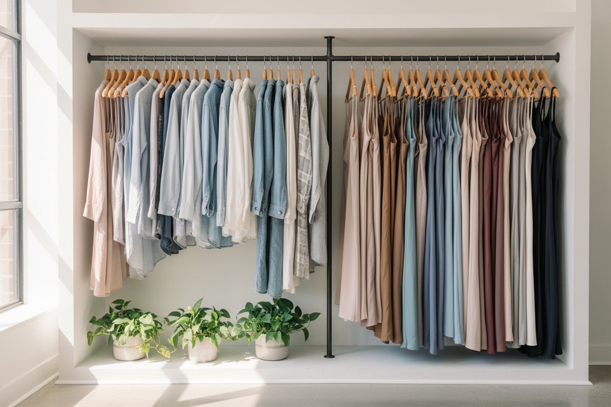 vetement sur ceintre